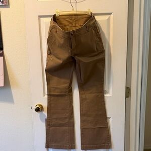 dELiA*s Jordin Twill Brown Flare Cut Trousers